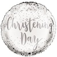18" Christening Day Foil Balloons
