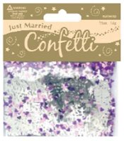 Just Married Matallic Confetti