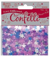 Embossed Star Confetti