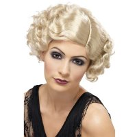 1920s Blonde Flirty Flapper Wigs