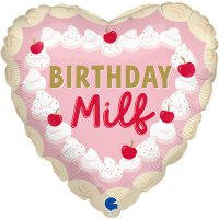 18" Birthday Milf Foil Balloons