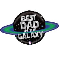Galactic Dad Holographic Supershape Balloons