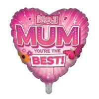 18" No 1 Mum Your The Best Foil Balloons