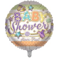 18" Baby Shower Neutral Foil Balloons