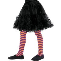 Orange And Purple Wicked Witch Tights