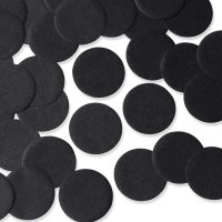 Black 25mm Circular Tissue Confetti 100gm