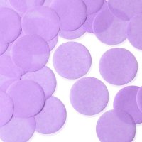 Lilac 55mm Circular Tissue Confetti 250gm