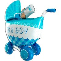 3D Its A Boy Buggy Shape Balloons