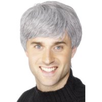 Grey Modern Man Wigs