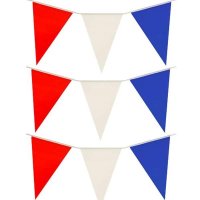 Red White And Blue PVC Bunting