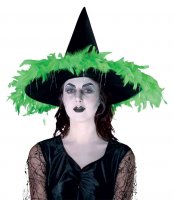 Witches Hat With Feathers