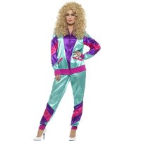 Female 80s Height Of Fashion Shell Suit Costumes
