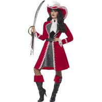 Deluxe Authentic Lady Captain Costumes