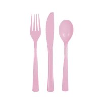 Lovely Pink Assorted Cutlery 18pk