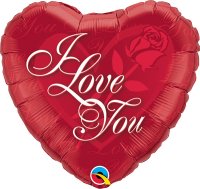 18" I Love You Roses Foil Balloons