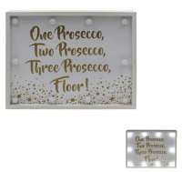 Prosecco Floor LED Sign