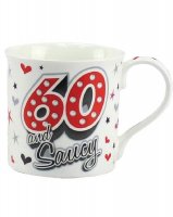 60 And Saucy Fine China Mug