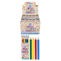 4 Mini Colouring Pencils x10 Dozen