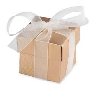 Gold Favour Box With Lid x10