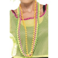 Pink, Green, Orange And Yellow Beads