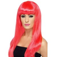 Neon Pink Babelicious Wigs