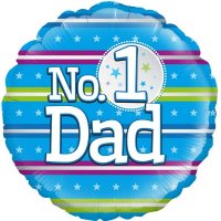 18" Number 1 Dad Foil Balloons