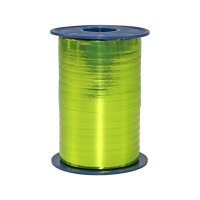 Metallic Apple Green Ribbon 400m