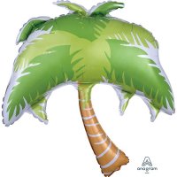 (image for) Summer Scene Palm Tree Shape Balloons