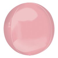 21" Pastel Pink Jumbo Orbz Foil Balloons 3pk