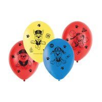 11" Paw Patrol Printed Latex Balloons 6pk