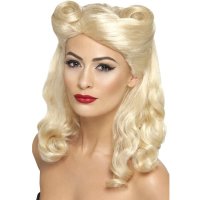 40's Pin Up Blonde Wig