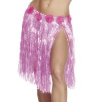 Pink Hawaiian Hula Skirts