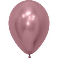 12" Reflex Pink Latex Balloons 50pk