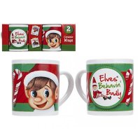 Elves Behavin Badly 2 Piece Mug Set