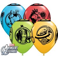 11" Avengers Assemble Latex Balloon 25pk