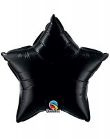 9" Onyx Black Star Foil Balloon