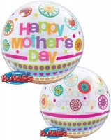 22" Mothers Day Dots & Patterns Single Bubble Balloons
