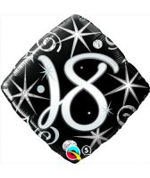 18" 18 Elegant Sparkles And Swirls Foil Balloons