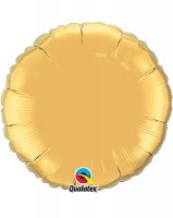 18" Gold Round Foil Balloon