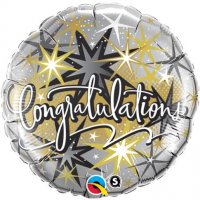 18" Congratulations Elegant Foil Balloons