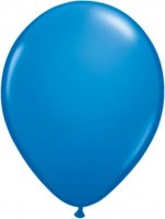 9" Dark Blue Latex Balloons 100pk