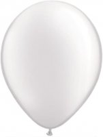 11" Pearl White Latex Balloons 100pk