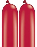 350Q Ruby Red Modelling Balloons 100pk