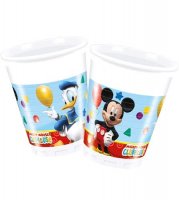 Playful Mickey Plastic Cups 8pk
