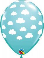 11" Fluffy Clouds Latex Balloons 25pk