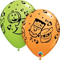 11" Halloween Fun Latex Balloons 25pk