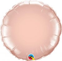 18" Rose Gold Round Foil Balloons