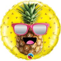 18" Mr Cool Pineapple Foil Balloons