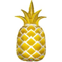 Golden Pineapple Supershape Balloons