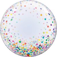 (image for) 24" Colourful Confetti Dots Deco Bubbles